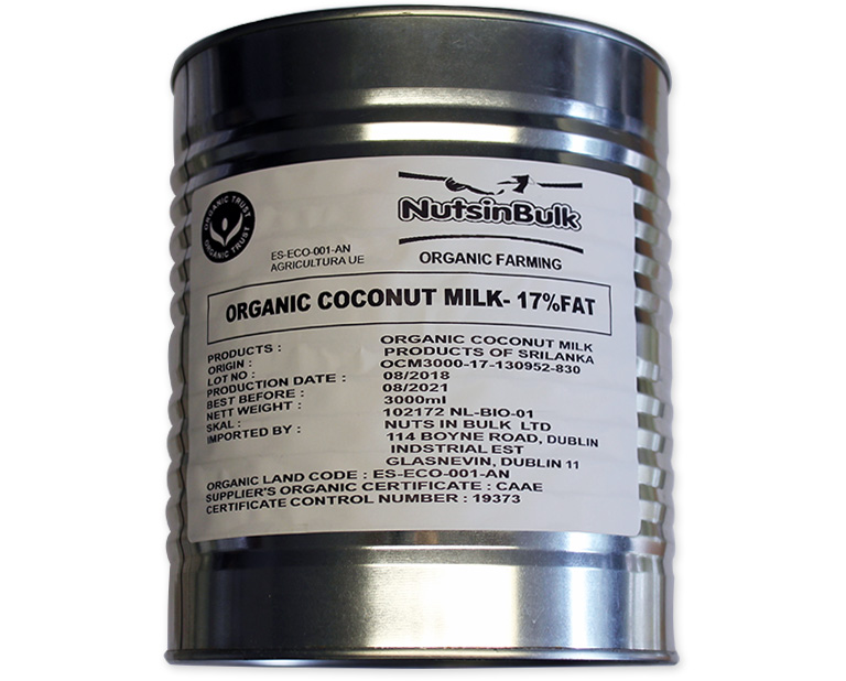 buy organic coconut milk in bulk