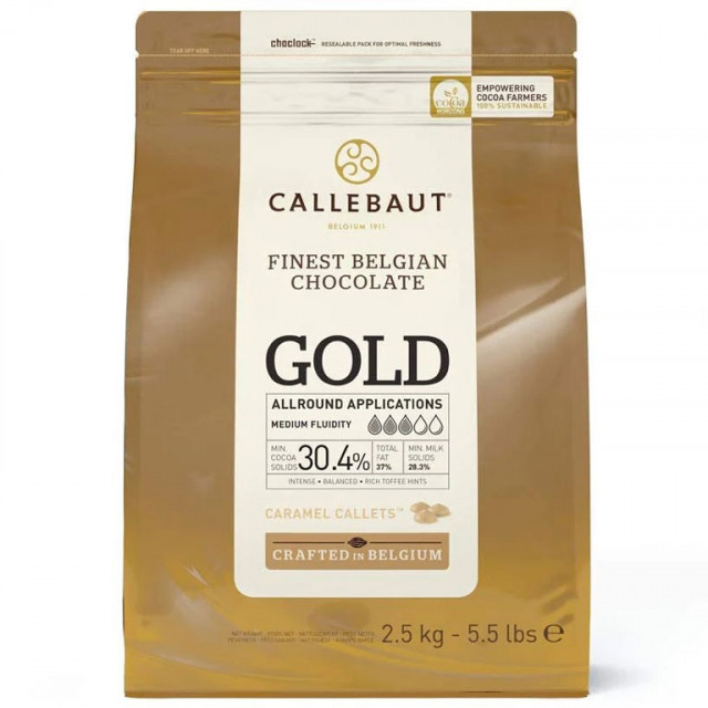 Buy Callebaut GOLD Belgian Chocolate Caramel Callets Online