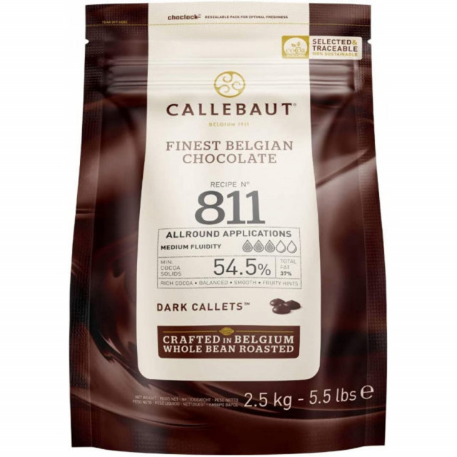 Buy Callebaut 811 Belgian Dark Chocolate Callets Online